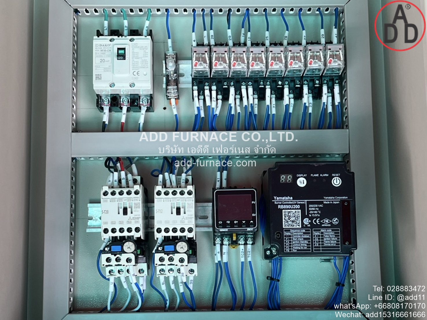 Gas Burner RAH80 Temperature Control Box Separate Out Burner Controller
 (15)